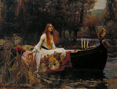 A senhora de shalott de John William Waterhouse